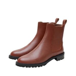 🆕Brown Leather Ankle Boots